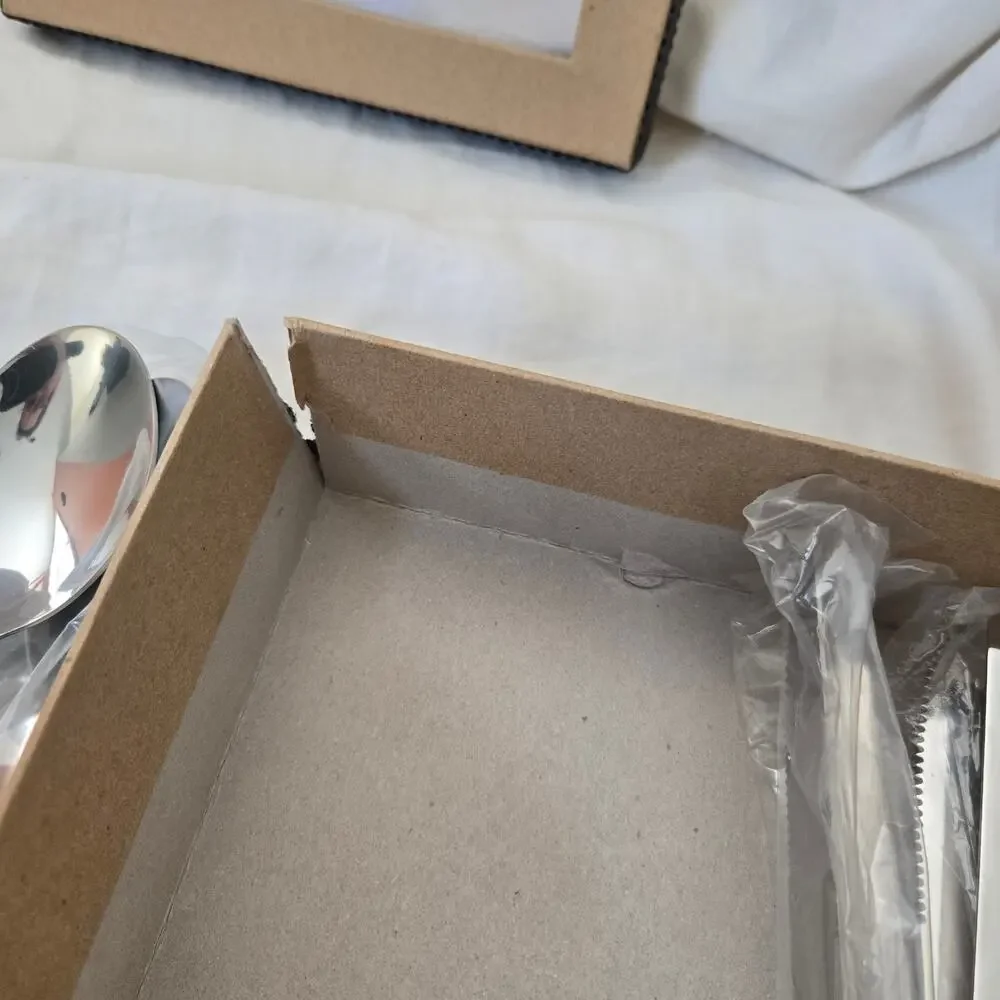 New Open Box Faux Bamboo Flarware Set of 20